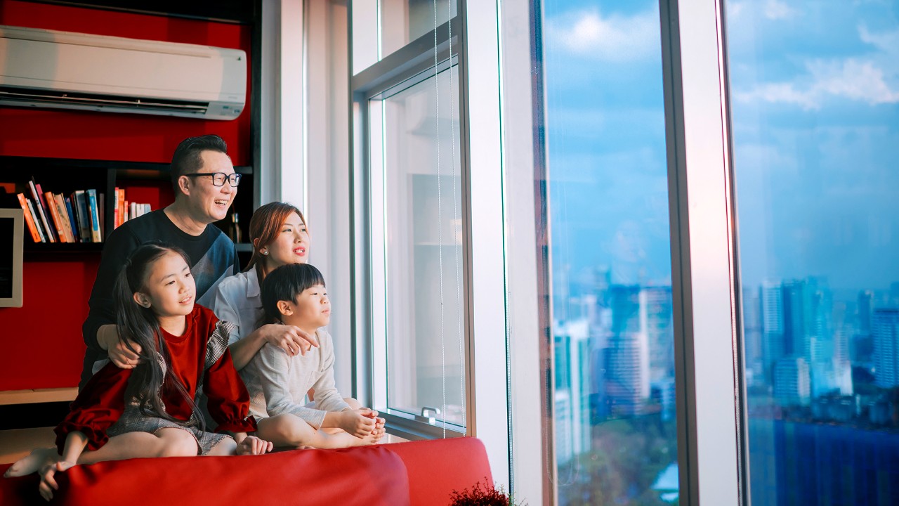 Coins stacked like a staircase; image used for HSBC Vietnam Premier Future Achievers page