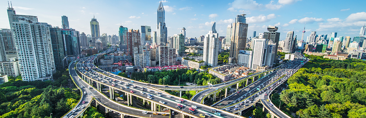 A modern city view; image used for HSBC Vietnam Global View and Global Transfer page