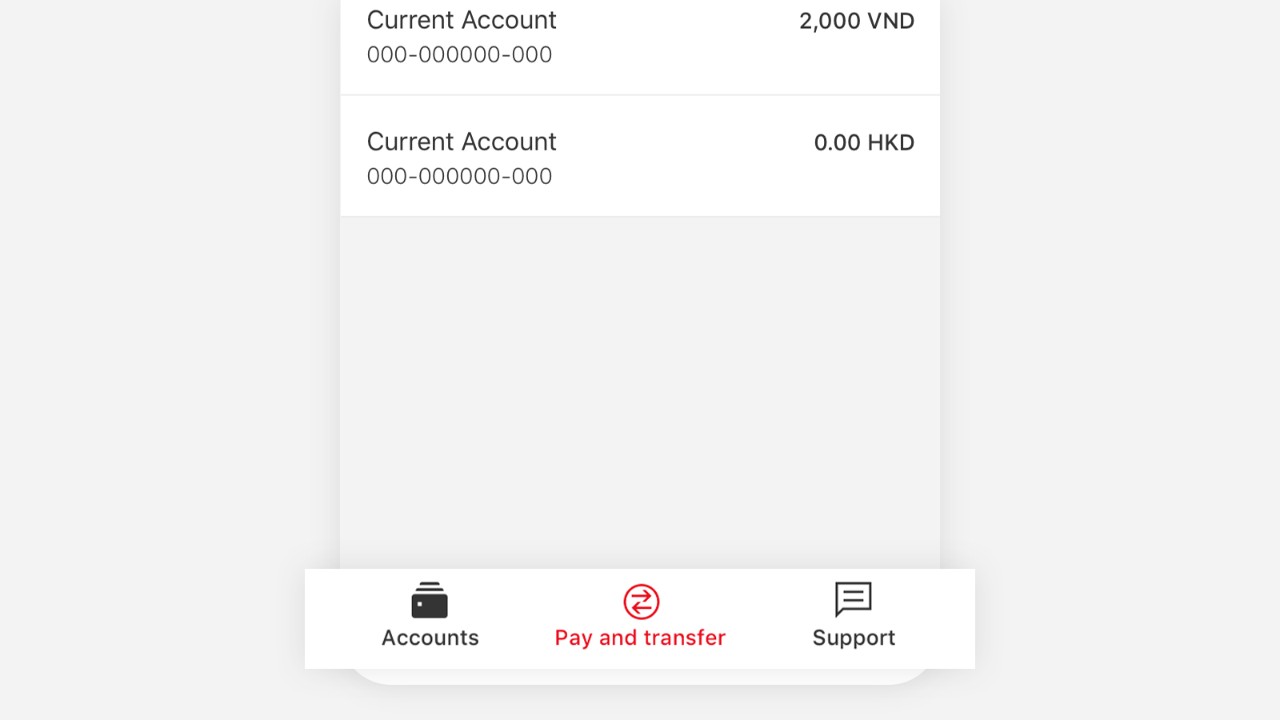 Login to HSBC Vietnam app